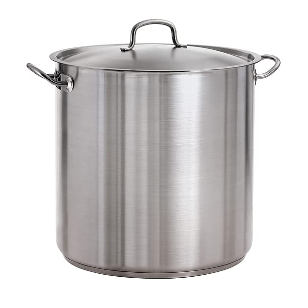 Amazon｜TRAMONTINA(トラモンティーナ) 寸胴鍋 寸胴 36L蓋付き